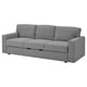BÅRSLÖV 3er-Bettsofa, Tibbleby beige/grau