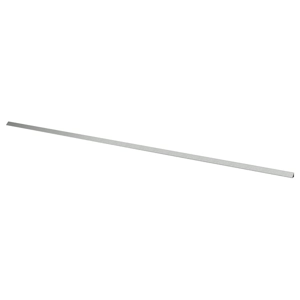 BASKETORP Wandabschlussleiste, stahlfarben/Aluminium