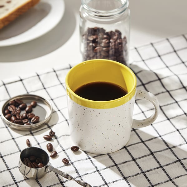 BATIKBOTIA Becher, gelb, 30 cl