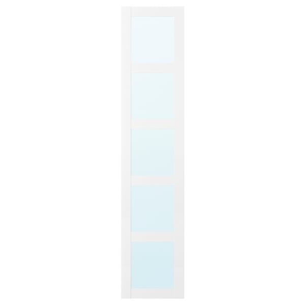 BERGSBO Spiegeltür, weiß, 50x229 cm