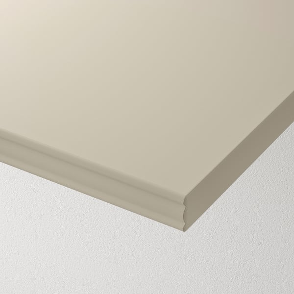 BERGSHULT Boden, graubeige, 80x20 cm
