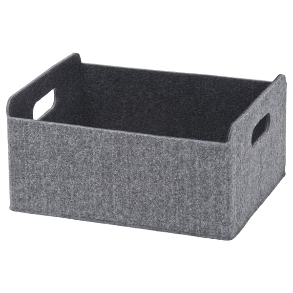 BESTÅ Box, grau, 25x31x15 cm