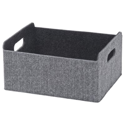 BESTÅ Box, grau, 25x31x15 cm