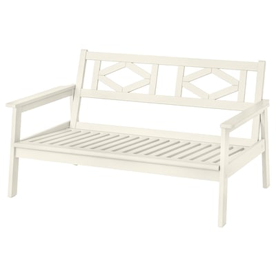 BONDHOLMEN 2er-Sofa/außen, weiß/beige, 139x81x73 cm