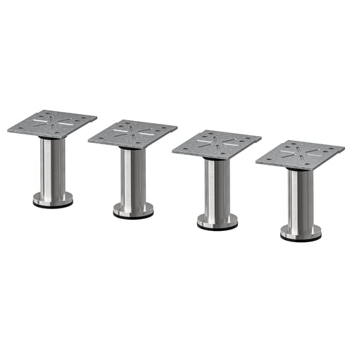 CAPITA Bein, Edelstahl, 8 cm