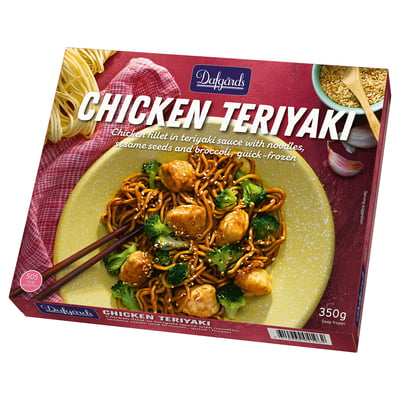 DAFGÅRDS KYCKLING Hühnchenfilet in Teriyakisoße, 350 g
