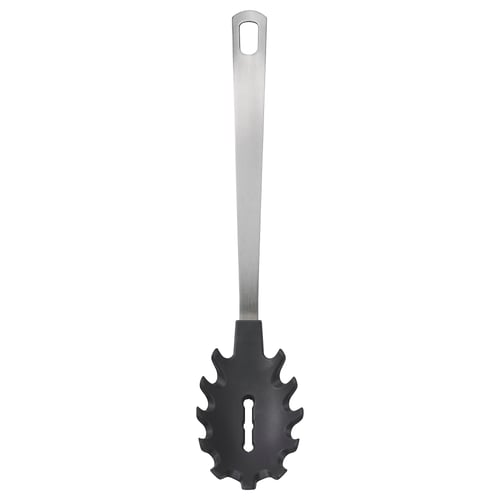 DALAFÅR Spaghettikelle, Edelstahl/schwarzgrau, 33 cm