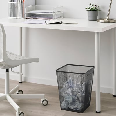 DRÖNJÖNS Papierkorb, schwarz