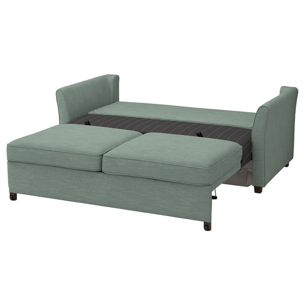 EKHOLMA 2er-Bettsofa, Hemmesta graugrün