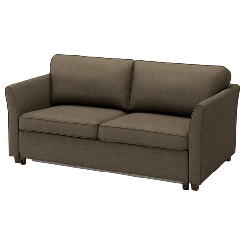 EKHOLMA 2er-Bettsofa, Kilanda graubraun