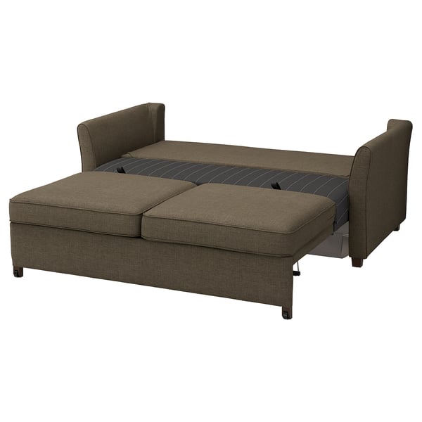 EKHOLMA Bezug 2er-Bettsofa, Kilanda graubraun