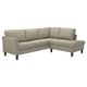 EKHOLMA Ecksofa 4-sitzig ohne Abschluss, Hemmesta graubeige