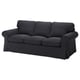 EKTORP 3er-Sofa, Hillared anthrazit