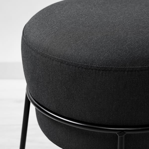EMMISLÖV Pouf, Vissle dunkelgrau