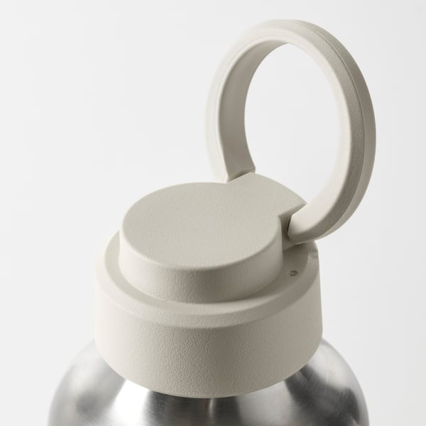 ENKELSPÅRIG Wasserflasche, Edelstahl/beige, 0.5 l