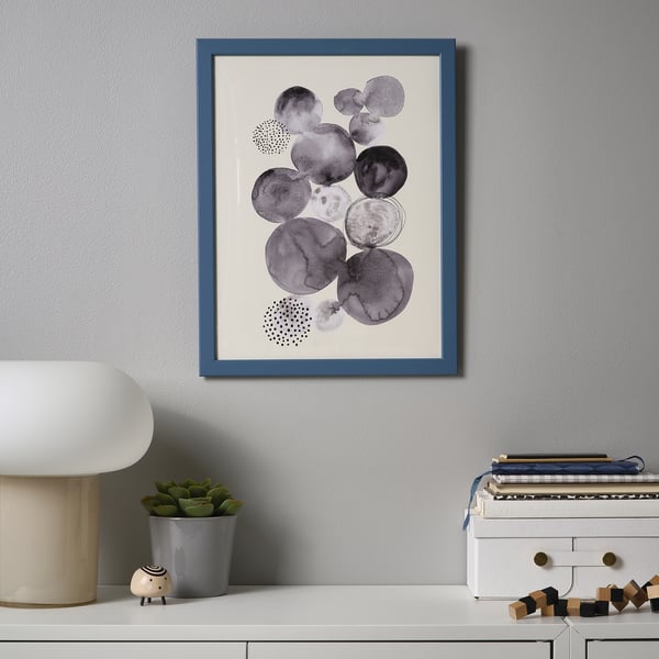 FISKBO Rahmen, dunkel graublau, 30x40 cm