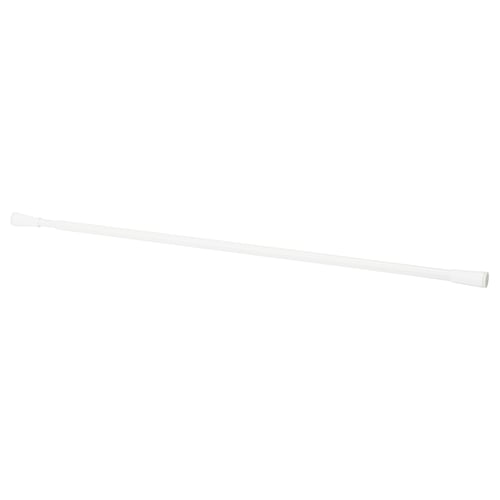 FJÄDRANDE Gardinenstange, weiß, 70-120 cm