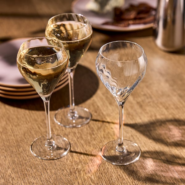 FJÄLLUGGLA Sektglas, Klarglas, 23 cl