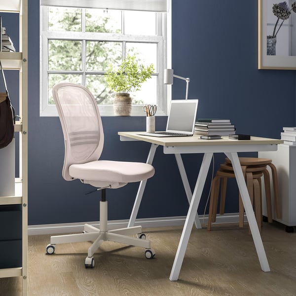 FLINTAN Drehstuhl, beige