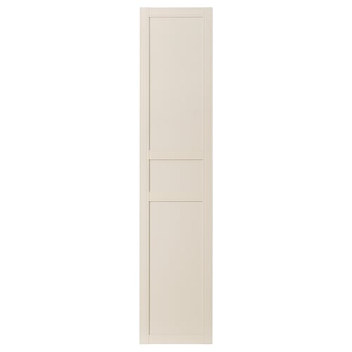 FLISBERGET Tür mit Scharnier, hellbeige, 50x195 cm