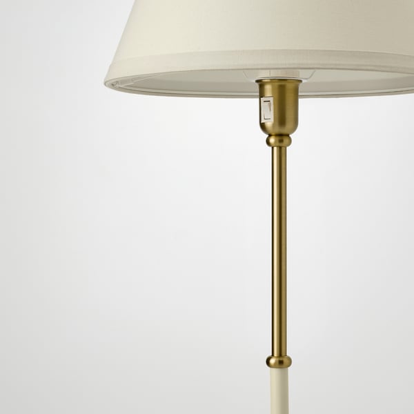 FLYGHÖJD Standleuchte, Messing/beige