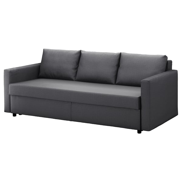 FRIHETEN 3er-Bettsofa, Skiftebo dunkelgrau