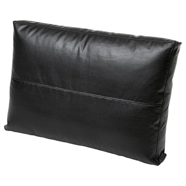 FRIHETEN Kissen, Bomstad schwarz, 67x47 cm