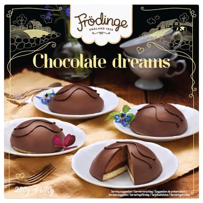 FRÖDINGE Schokoladenmoussetörtchen, 280 g