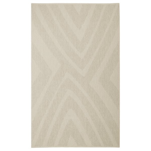 FULLMAKT Teppich flach gewebt, drin/draußen, beige/meliert, 200x300 cm