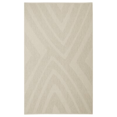 FULLMAKT Teppich flach gewebt, drin/draußen, beige/meliert, 200x300 cm
