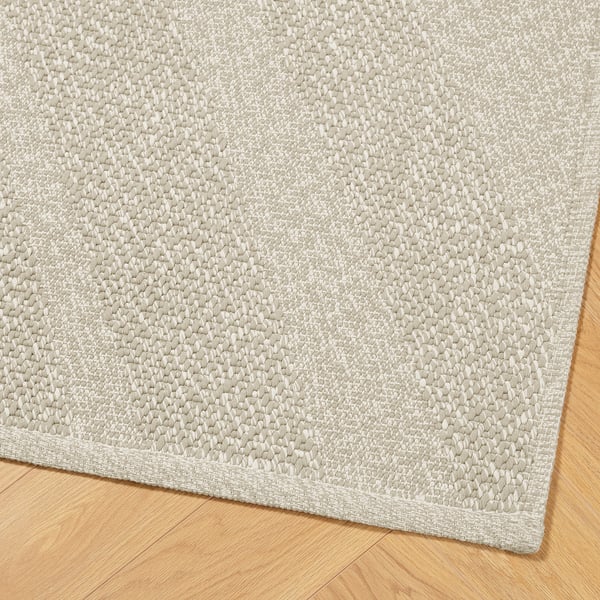 FULLMAKT Teppich flach gewebt, drin/draußen, beige/meliert, 170x240 cm