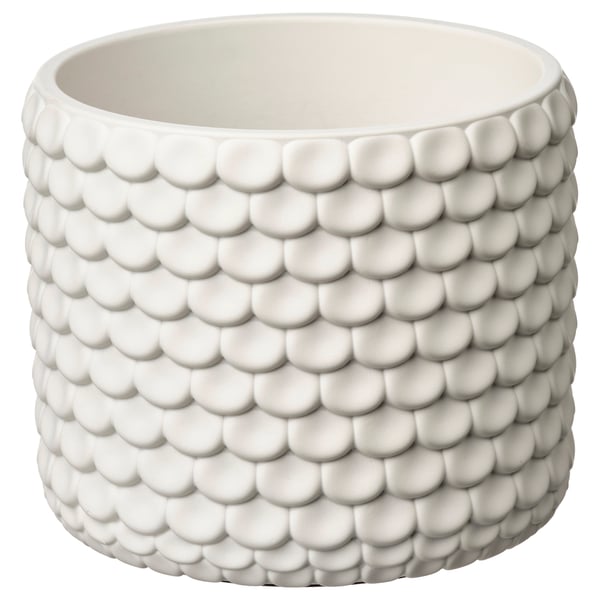 GLACIÄRBJÖRN Übertopf, weiß, 9 cm