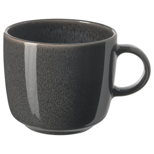 GLADELIG Becher, dunkelgrau, 37 cl