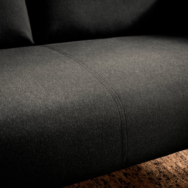 GLOSTAD 2er-Sofa, Knisa dunkelgrau