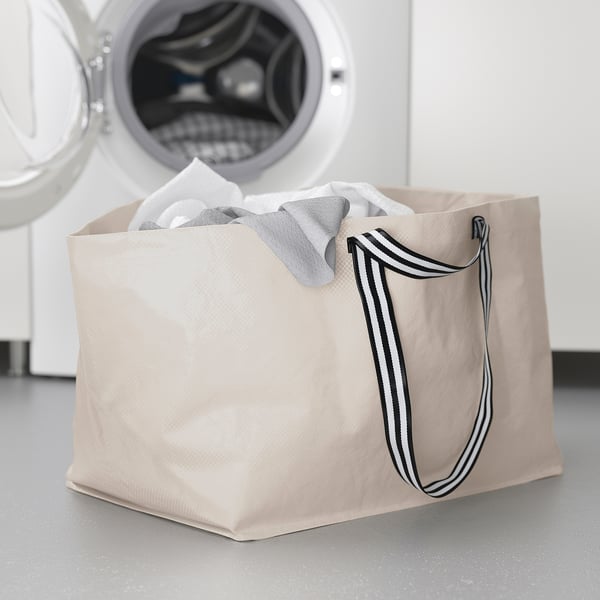 GÖRSNYGG Tasche groß, hellbeige, 57x37x39 cm/71 l