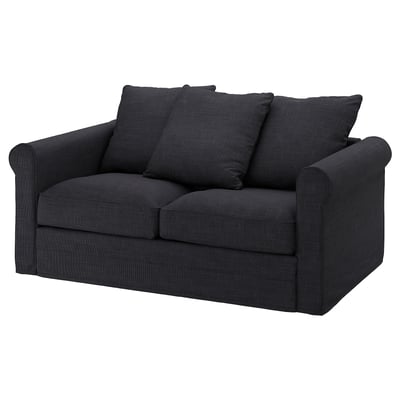 GRÖNLID Bezug 2er-Bettsofa, Hillared anthrazit