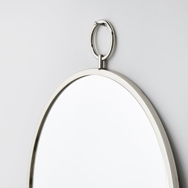 GRYTÅS Spiegel, silberfarben, 25 cm
