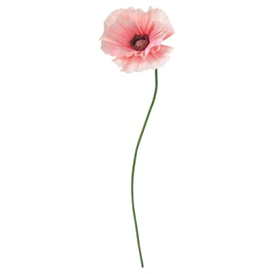 GULDSPETT Kunstblume, Papier/Mohn rosa, 40 cm