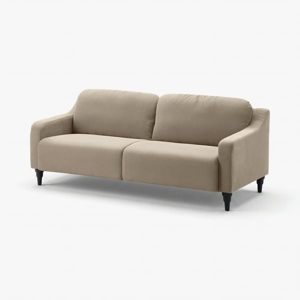 GULLVALLA 3er-Sofa, Silkeryd dunkel graubeige