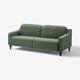 GULLVALLA 3er-Sofa, Silkeryd graugrün