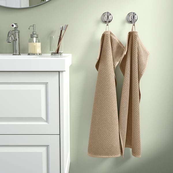 GULVIAL Handtuch, beige, 40x70 cm