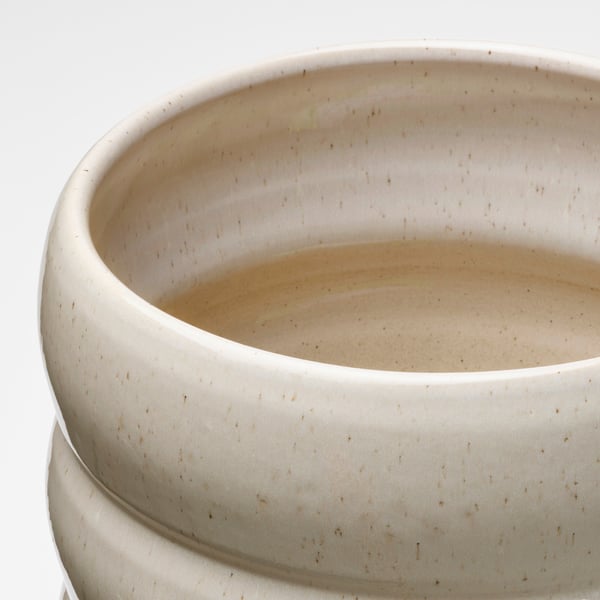 HASSELBUKETT Übertopf, drinnen/draußen/beige, 19 cm