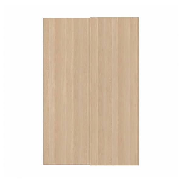 HASVIK Schiebetürpaar, Eicheneff wlas, 150x236 cm