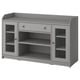 HAUGA Sideboard, grau, 140x46x84 cm