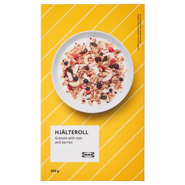 HJÄLTEROLL Müsli, mit Nüssen und getrockneten Beeren, 400 g