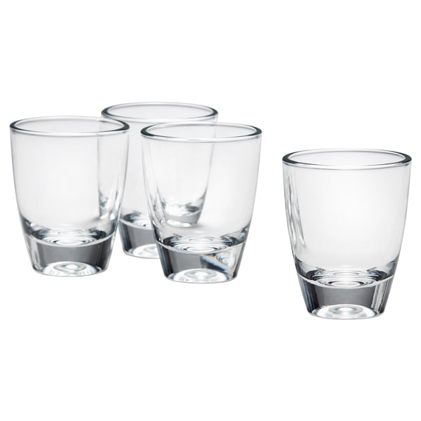 HUMLAFISK Schnapsglas, Klarglas, 3.0 cl