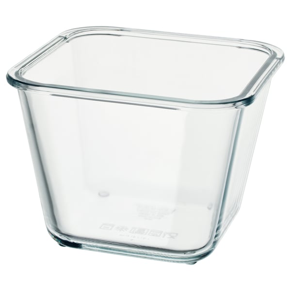 IKEA 365+ Behälter, quadratisch/Glas, 1.2 l