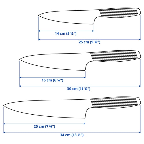 IKEA 365+ Messer 3er-Set