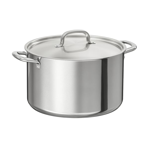 IKEA 365+ Topf mit Deckel, Edelstahl, 10.0 l