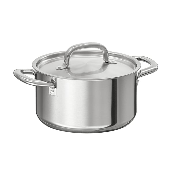 IKEA 365+ Topf mit Deckel, Edelstahl, 3.0 l